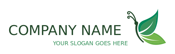 make a pet logo of butterfly with leaves wings