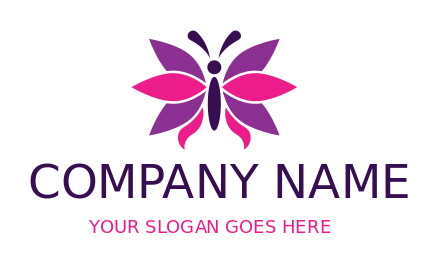 make a pet logo butterfly with lotus wings - logodesign.net