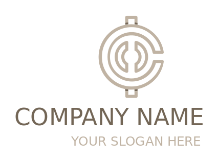 collection agency logo lines forming Letter C