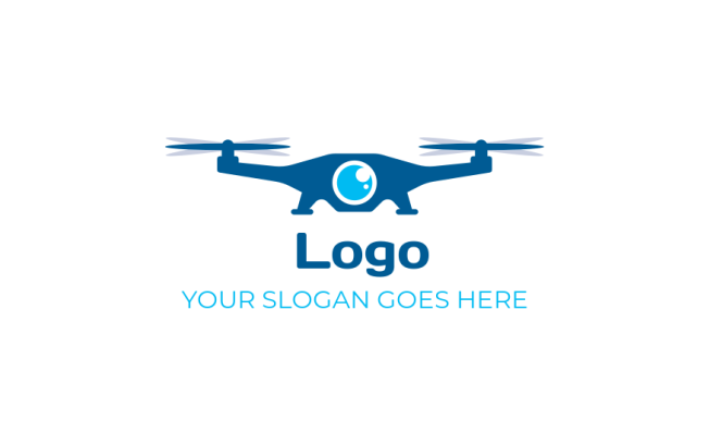 make a security logo camera on drone - logodesign.net