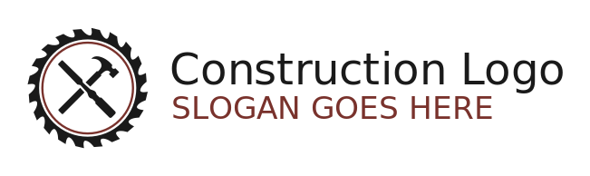 handyman logo tools in circle of saw blades