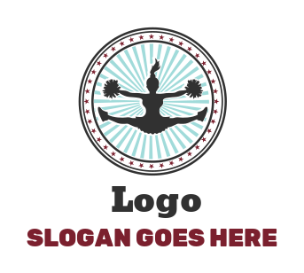 Best Cheerleading Logos Free Cheerleader Logo Maker Logodesign Net