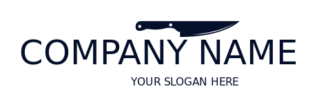 create a restaurant logo chef's knife