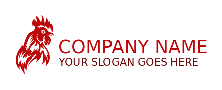 restaurant logo symbol chicken head