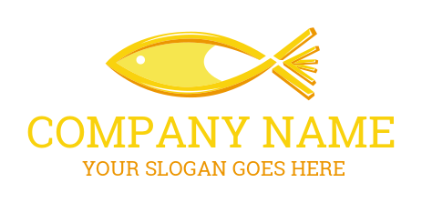 seafood restaurant logo chips in cheese fish