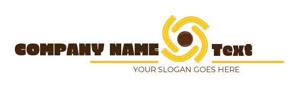 snack bar logo chocolate sauce with churros