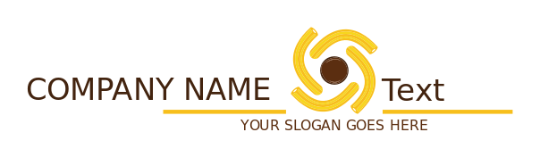 snack bar logo chocolate sauce with churros