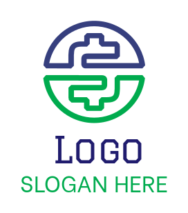 collection agency logo dollar currency in circle | Logo Template by ...