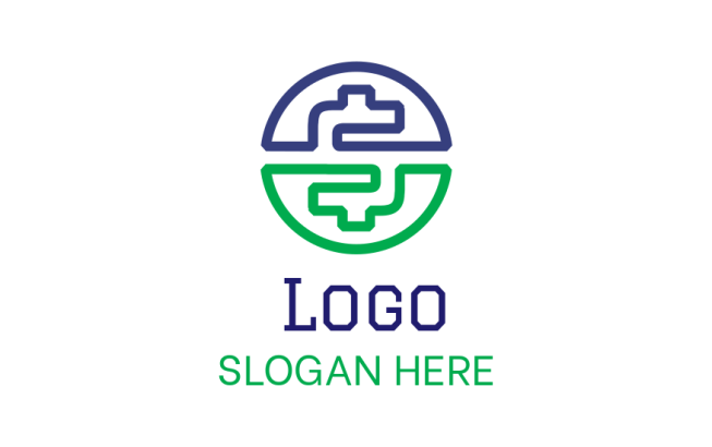 collection agency logo dollar currency in circle | Logo Template by ...