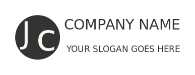 create a text logo in circle