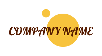 text logo online modern in circle
