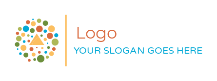 make an IT logo circles with triangle - logodesign.net