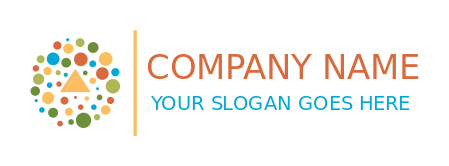 make an IT logo circles with triangle - logodesign.net