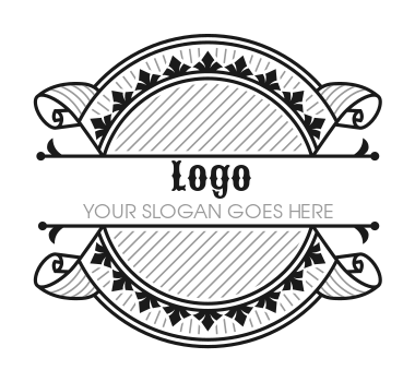 make an arts logo circular badge