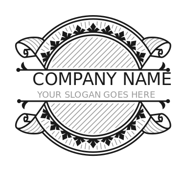 make an arts logo circular badge