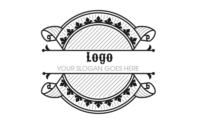 make an arts logo circular badge