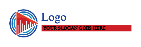 advertising logo cityscape youtube play button