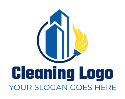 cleaning logo design
