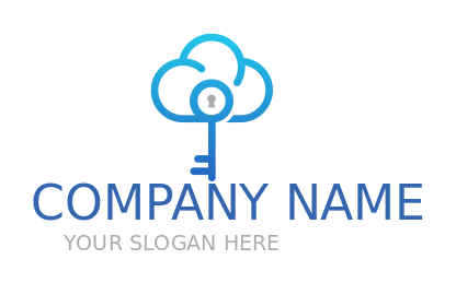 real estate logo cloud incorporated with key