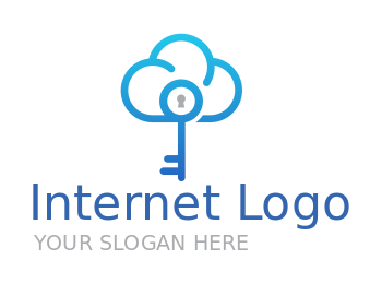 real estate logo cloud incorporated with key