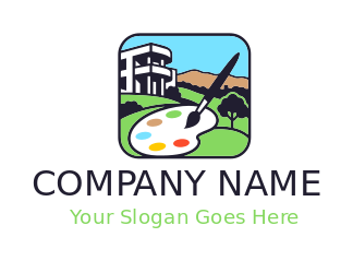 color palette Getty landscape 