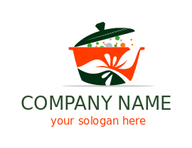 restaurant logo cooking pot with lid PNG JPG PDF