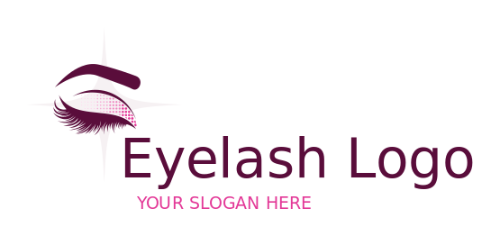 cosmetology school logo illustrative eye