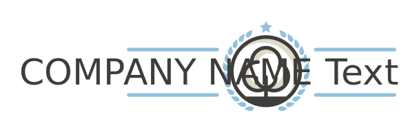 agriculture logo cotton flower in circle