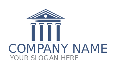 court house with pillars