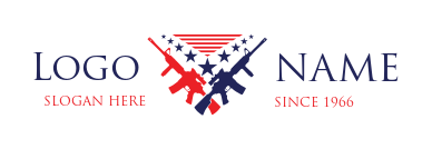 security logo veteran kalashnikov rifles