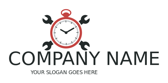 handyman logo criss crossed wrenches