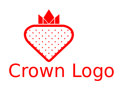 Free Crown Logos Red And Crown Logo Maker Logodesign Net
