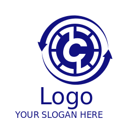 investment logo cryptocurrency swoosh arrows