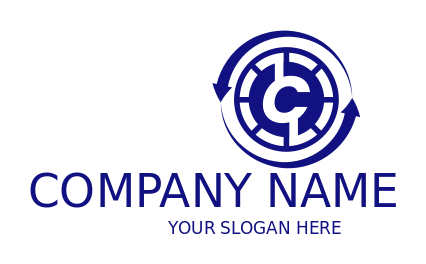 investment logo cryptocurrency swoosh arrows