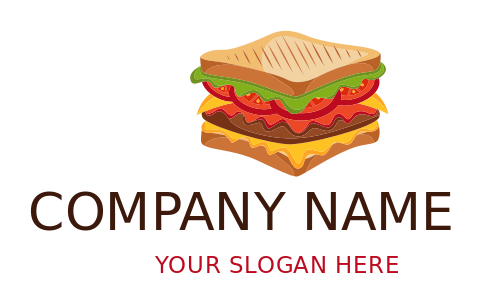 restaurant logo tomatoes and patty sandwich