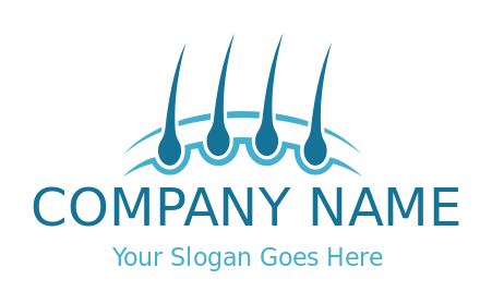 medical logo online dermatologist hair follicles