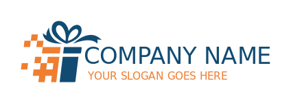 gift shop logo online digital speedy box