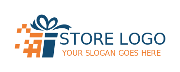 gift shop logo online digital speedy box