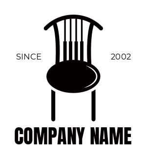 entertainment logo dining chair with piano keys