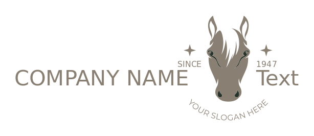 make an animal shelter logo donkey head