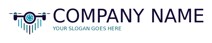 security logo online drone with shutter