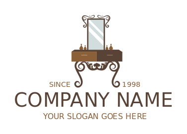 furniture shop logo elegant dresser furniture