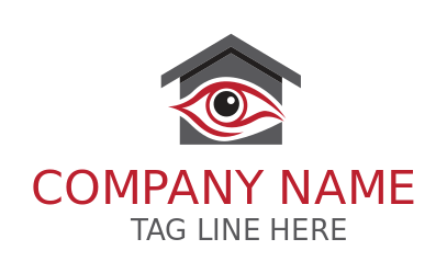 Eye and house