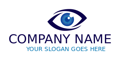 make a medical logo eye incorporated with swoosh - logodesign.net