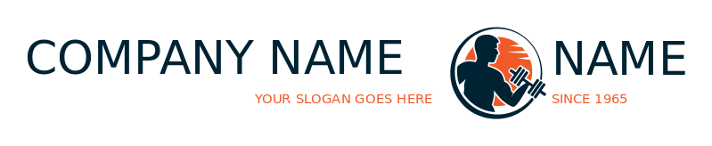 fitness man lifting dumbbell in circle