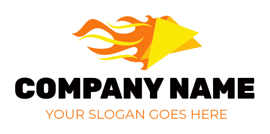 Design a unique logo of flame and chips