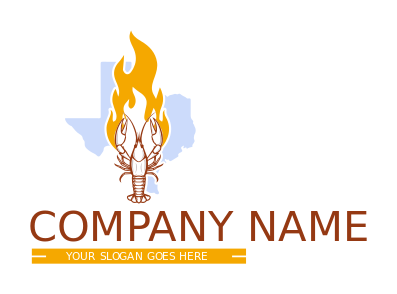 flaming crawfish in Texas 