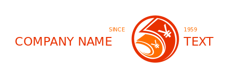 finance logo icon folding yen notes in circle