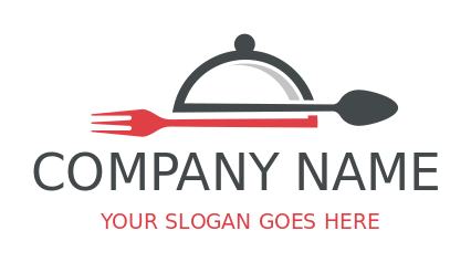 restaurant logo maker fork merged with spoon