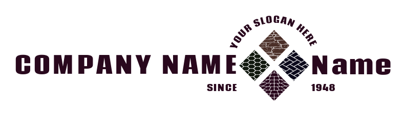 paving logo four tiles forming rhombus